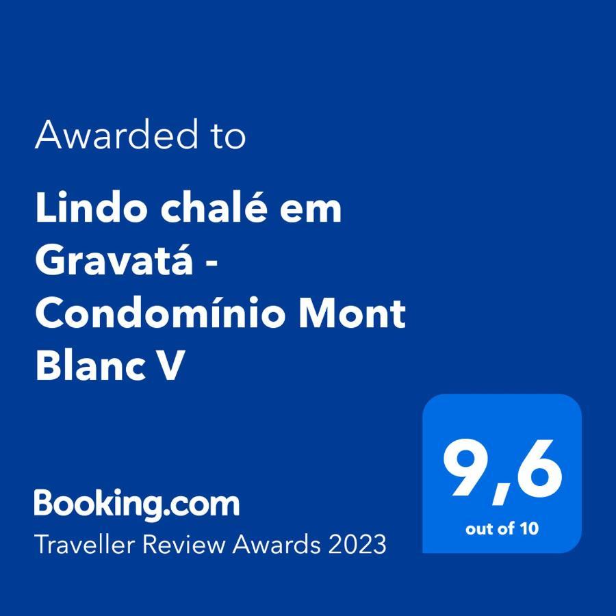 Lindo Chale Em Gravata - Condominio Mont Blanc V Екстериор снимка